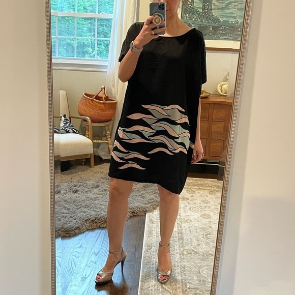 Diane Von Furstenberg Hanky Silk Kimono Dress - Picture 2 of 11